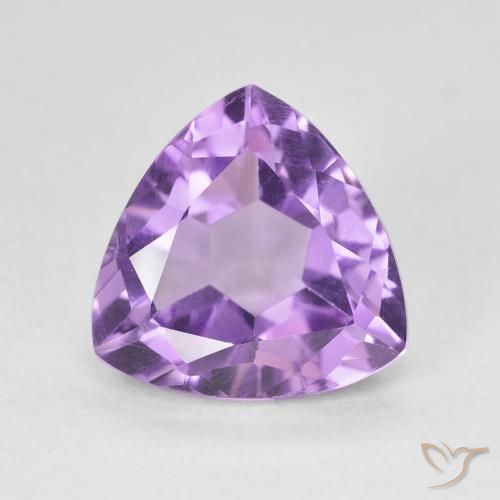 3.12ct Naturel Violet moyen Améthyste, Trillion, VS