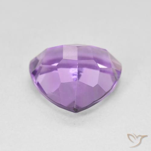 Améthyste Violet moyen naturelle Trillion, 3.12 ct, VS