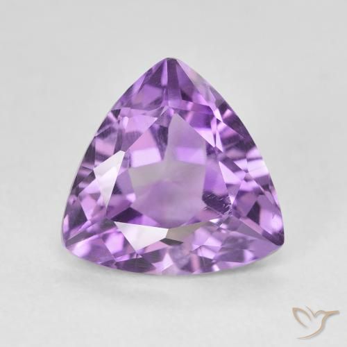 2.94ct Naturel Violet violacé Améthyste, Trillion, VS