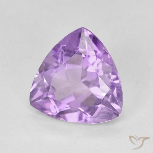 Améthyste Violet moyen naturelle Trillion, 2.70 ct, VS