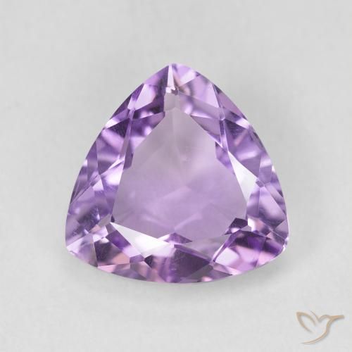 2.56ct Naturel Violet moyen Améthyste, Trillion, VS