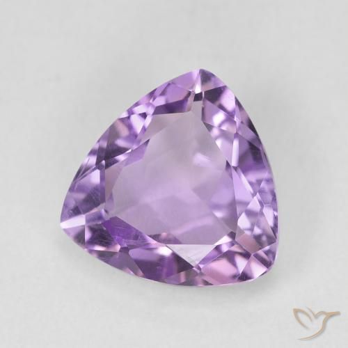 Améthyste Violet moyen naturelle Trillion, 2.56 ct, VS