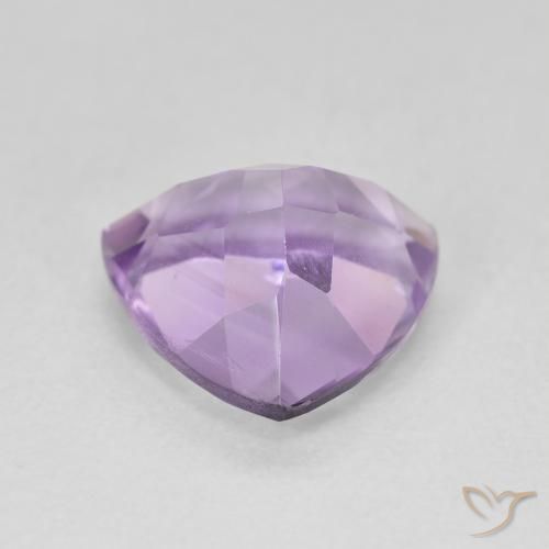 Améthyste Violet moyen naturelle Trillion, 2.98 ct, VS