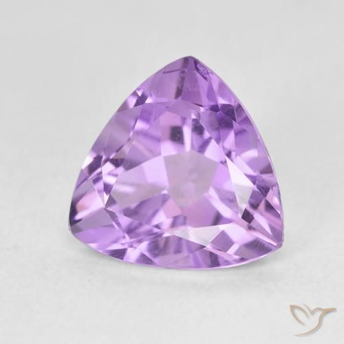Améthyste Pourpre violacé profond naturelle Trillion, 2.88 ct, VS