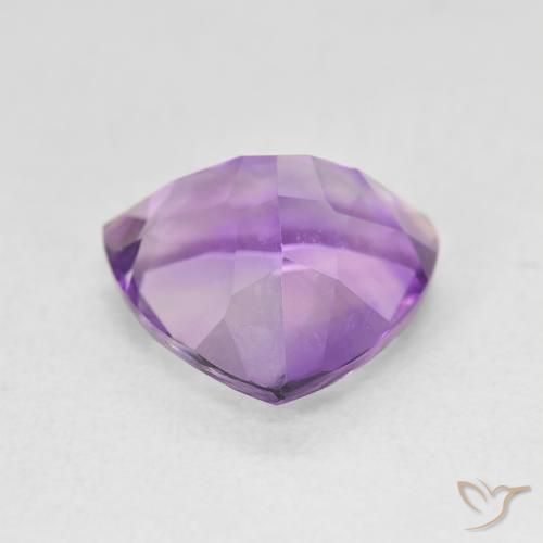 Améthyste Violet moyen naturelle Trillion, 3.06 ct, VS