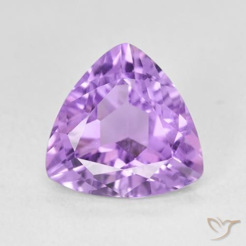 2.89ct Naturel Violet Rosâtre Améthyste, Trillion, VS