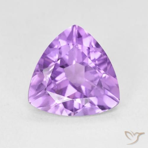 2.62ct Naturel Violet Rosâtre Améthyste, Trillion, VS