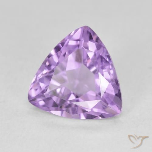 Améthyste Violet moyen naturelle Trillion, 2.71 ct, VS