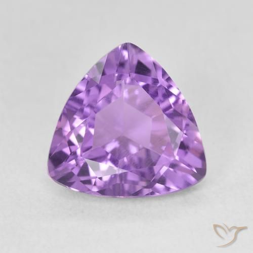 2.78ct Naturel Violet moyen Améthyste, Trillion, VVS