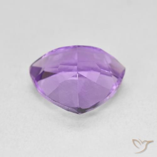 Améthyste Violet moyen naturelle Trillion, 2.78 ct, VVS