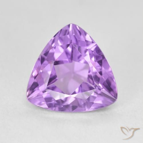 3.06ct Naturel Violet Rosâtre Améthyste, Trillion, VVS