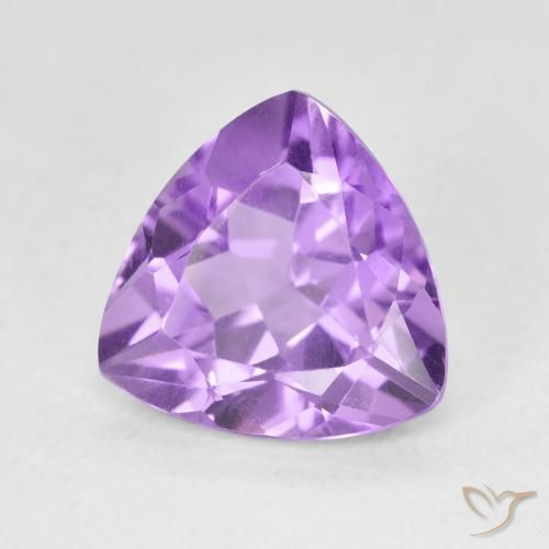Améthyste Violet Rosâtre naturelle Trillion, 2.87 ct, VVS
