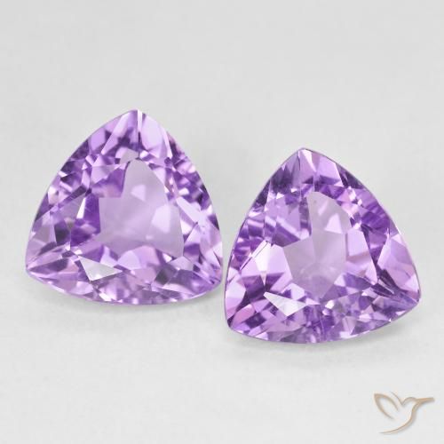 5.61ctw Naturel Violet iris profond Améthyste, Trillion, VS