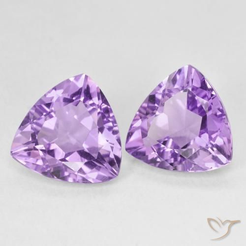 Shop natural 5.61ct Violet iris profond Améthyste gems, Trillion, from Brésil at GemSelect. In stock, global shipping!