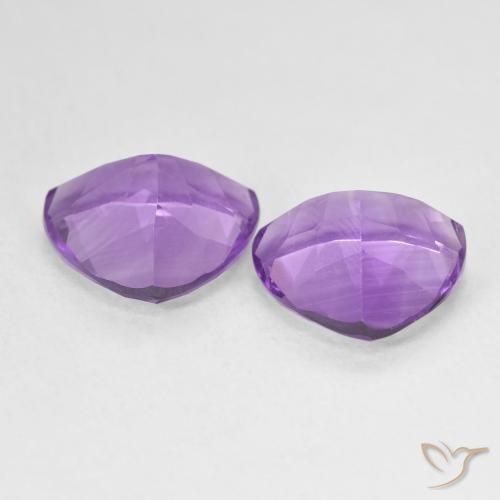 Shop natural 5.54ct Violet moyen Améthyste gems, Trillion, from Brésil at GemSelect. In stock, global shipping!