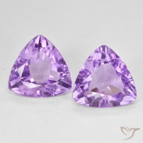5.51ctw Naturel Violet moyen Améthyste, Trillion, VS