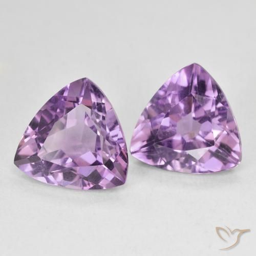 Shop natural 5.72ct Light-Medium Violet Améthyste gems, Trillion, from Brésil at GemSelect. In stock, global shipping!