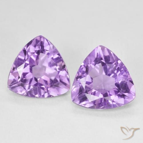 5.57ctw Naturel Violet moyen Améthyste, Trillion, VS