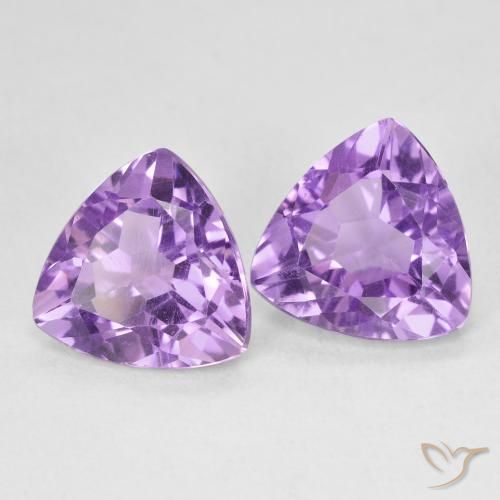 Shop natural 5.57ct Violet moyen Améthyste gems, Trillion, from Brésil at GemSelect. In stock, global shipping!