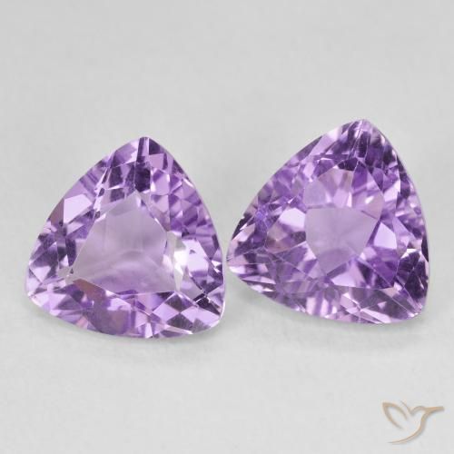 Shop natural 5.63ct Violet iris profond Améthyste gems, Trillion, from Brésil at GemSelect. In stock, global shipping!