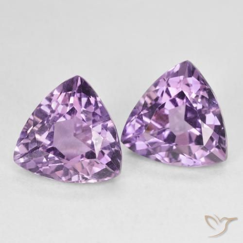 Shop natural 5.83ct Violet moyen Améthyste gems, Trillion, from Brésil at GemSelect. In stock, global shipping!