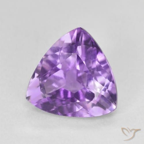 Améthyste Violet foncé naturelle Trillion, 2.73 ct, VVS-VS