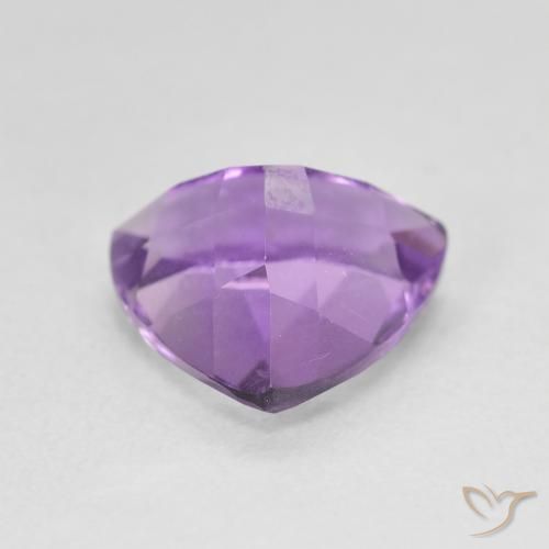 Améthyste Violet foncé naturelle Trillion, 2.86 ct, VVS-VS