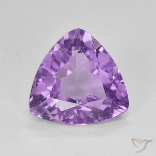 2.75ct Naturel Violet moyen Améthyste, Trillion, VVS-VS