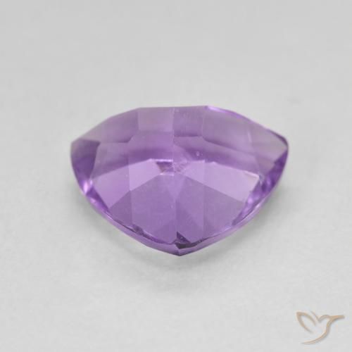 Améthyste Violet moyen naturelle Trillion, 2.75 ct, VVS-VS