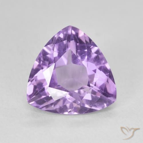 2.85ct Naturel Violet moyen Améthyste, Trillion, VVS-VS