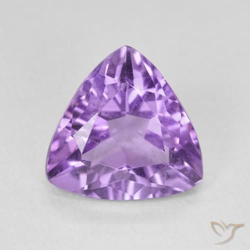 2.71ct Naturel Violet foncé Améthyste, Trillion, VVS-VS