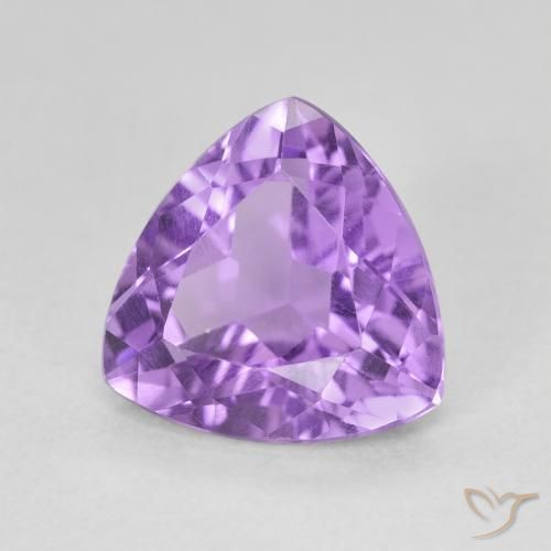 Améthyste Violet foncé naturelle Trillion, 2.91 ct, VVS-VS