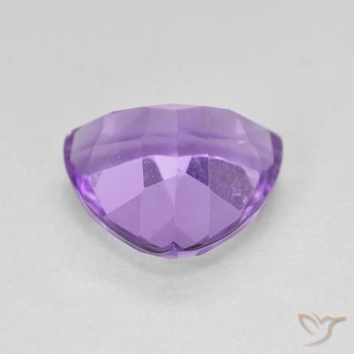 Améthyste Violet foncé naturelle Trillion, 2.91 ct, VVS-VS
