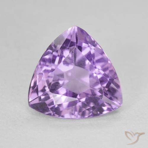2.86ct Naturel Violet moyen Améthyste, Trillion, VVS-VS
