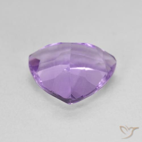 Améthyste Violet moyen naturelle Trillion, 2.86 ct, VVS-VS