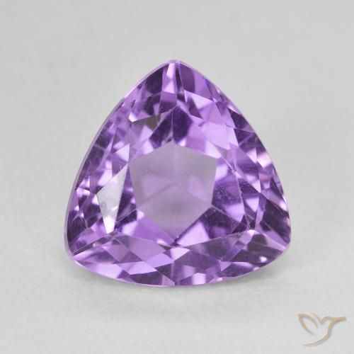 3.16ct Naturel Violet foncé Améthyste, Trillion, VVS-VS