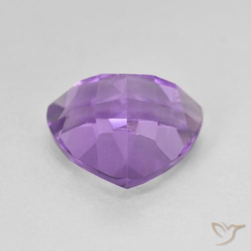 Améthyste Violet foncé naturelle Trillion, 3.16 ct, VVS-VS