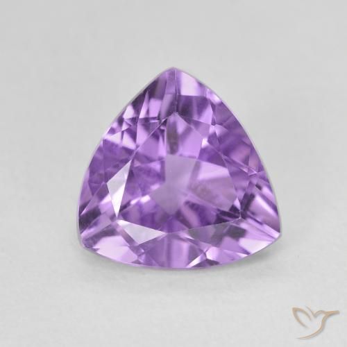 2.32ct Naturel Violet foncé Améthyste, Trillion, VVS-VS