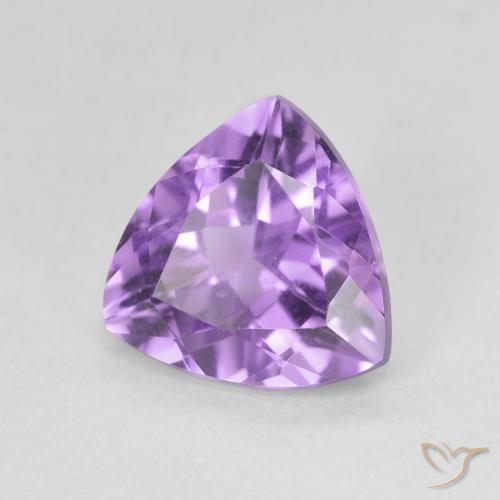 Améthyste Violet foncé naturelle Trillion, 2.32 ct, VVS-VS