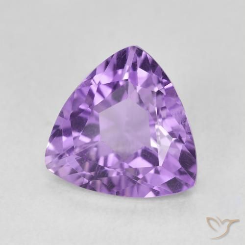 Améthyste Violet vif naturelle Trillion, 2.78 ct, VVS-VS
