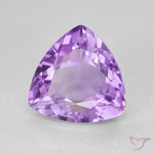 Améthyste Violet violacé naturelle Trillion, 3.11 ct, VVS-VS
