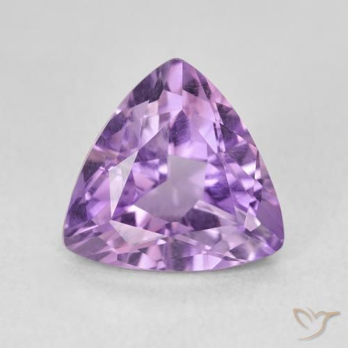 2.82ct Naturel Pourpre violacé moyen Améthyste, Trillion, VVS-VS
