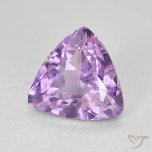 Améthyste Pourpre violacé moyen naturelle Trillion, 2.82 ct, VVS-VS