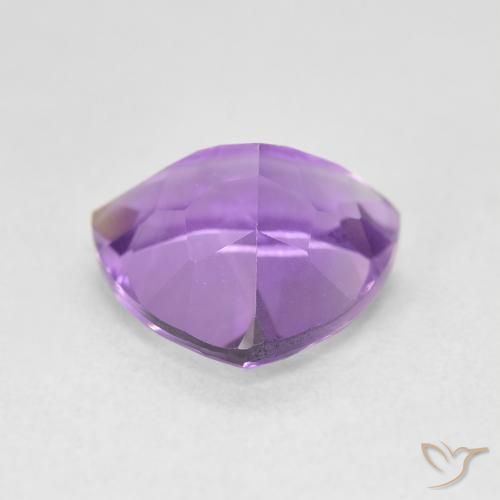 Améthyste Violet intense naturelle Trillion, 2.97 ct, VVS-VS