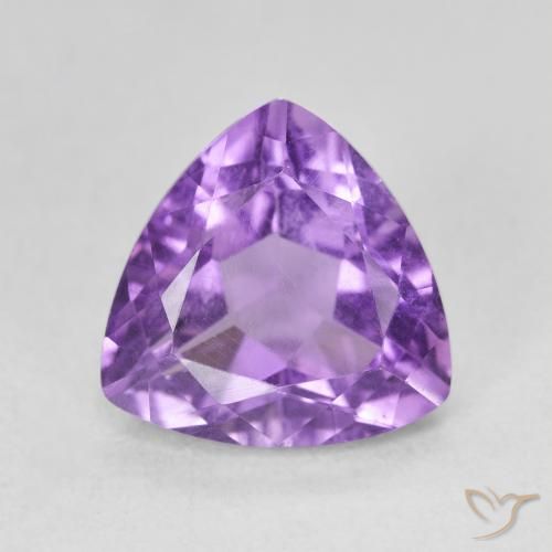 2.99ct Naturel Violet iris profond Améthyste, Trillion, VVS