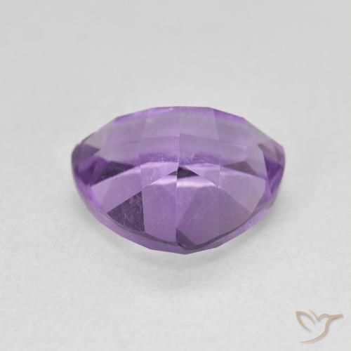 Améthyste Violet iris profond naturelle Trillion, 2.99 ct, VVS