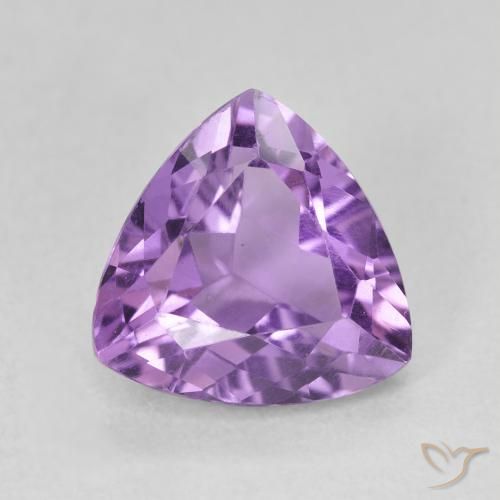 2.91ct Naturel Violet foncé Améthyste, Trillion, VVS