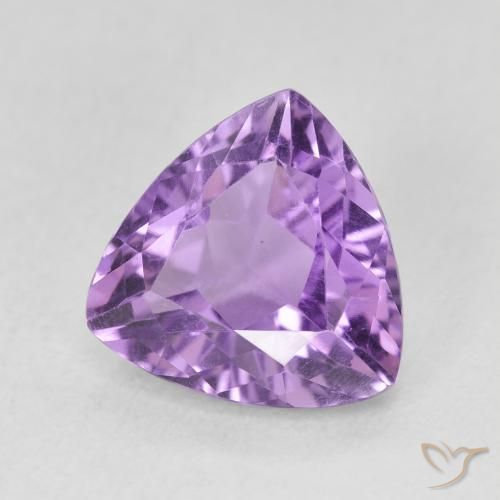 Améthyste Violet foncé naturelle Trillion, 2.91 ct, VVS