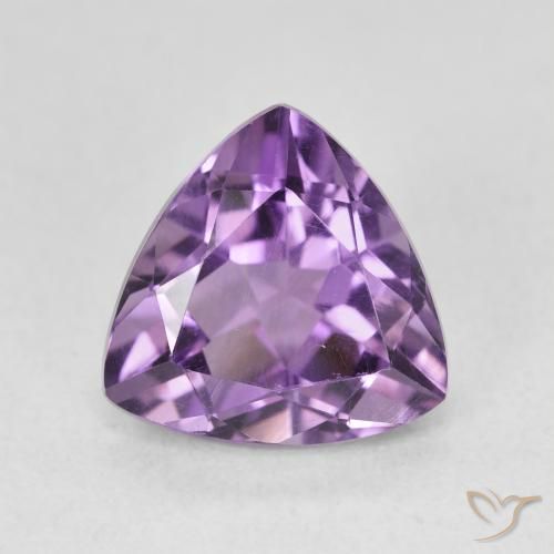 2.86ct Naturel Violet moyen Améthyste, Trillion, VVS