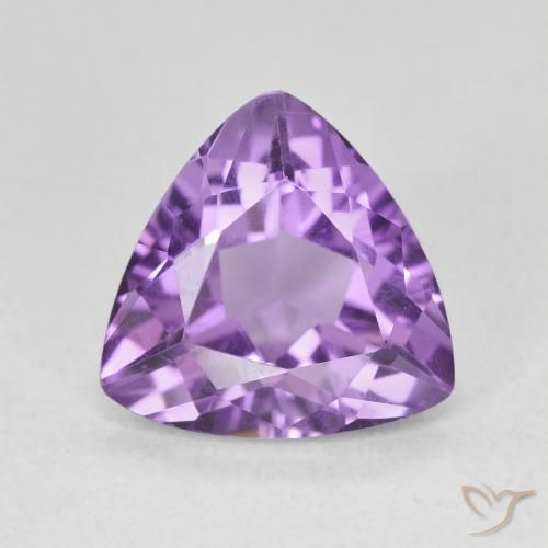 2.69ct Naturel Violet iris profond Améthyste, Trillion, VVS, Photo A